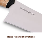 Hand Finished Serrations