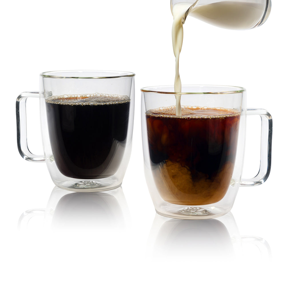 Double-Wall Oversize Glass Mugs